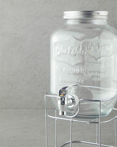 Vega Glass Beverage Holder 4 Lt Silver.