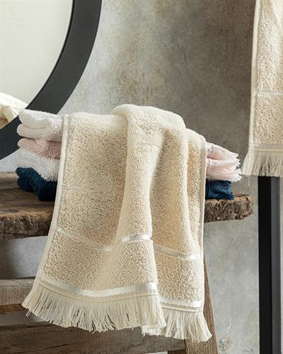 Vegan Хавлии За Ръце Памучен, Бежово, 30 X 40 Cm