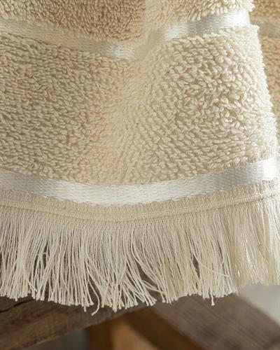 Vegan Хавлии За Ръце Памучен, Бежово, 30 X 40 Cm