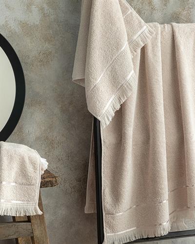 Vegan Хавлия За Баня Памучен, Сиво, 70 X 140 Cm