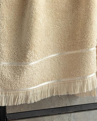 Vegan Хавлия За Баня Памучен, Бежово, 70 X 140 Cm