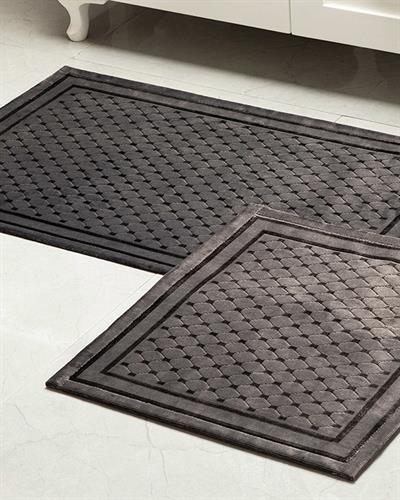 Velvet Touch ПОСТЕЛКА ЗА БАНЯ КО Кадифе 60x90 cm + 50x60 cm Fume