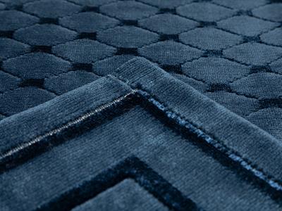 Velvet Touch ПОСТЕЛКА ЗА БАНЯ КО Кадифе 60x90 cm + 50x60 cm İndigo