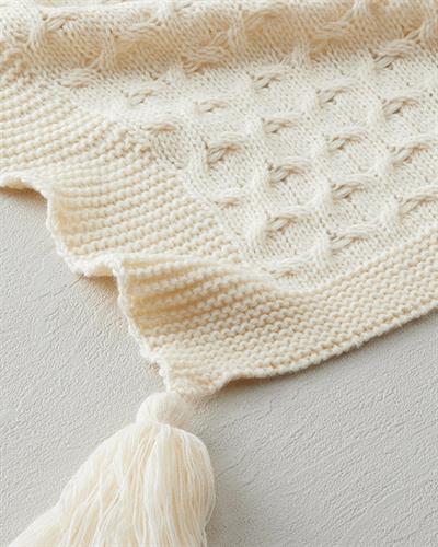 Velvety Шал За Диван Трико 130x170 см Светло каменно сив