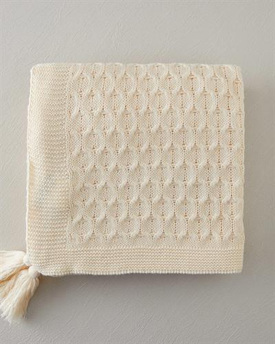 Velvety Шал За Диван Трико 130x170 см Светло каменно сив