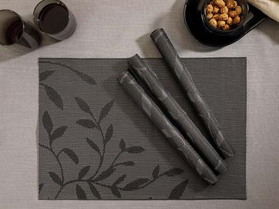 Vendy Кухненски Сервиз За 4 Бр., Pvc, Антрацит, 30 X 45 Cm