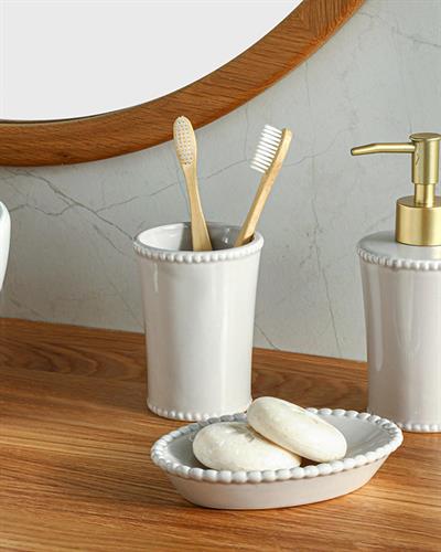 Venice 3 pcs Bathroom Set 40x30x13 cm Gray