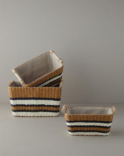 Venice Кошница Слама 38x26x22 см Brown