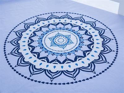 Venus ПЛАЖНА ХАВЛИЯ Кръгла Отпечатано 150 cm Light Blue
