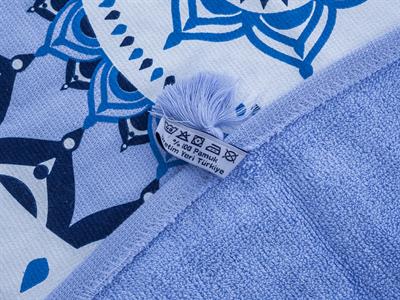Venus ПЛАЖНА ХАВЛИЯ Кръгла Отпечатано 150 cm Light Blue