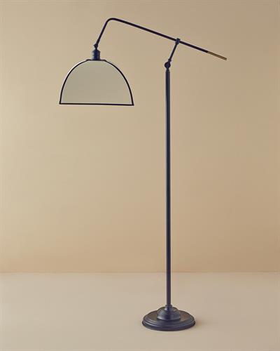 Vera Подова Лампа Метал 40x170 см Черен