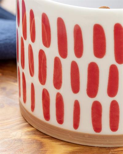 Vera Чаша New Bone, Червено, 450 Ml