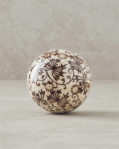 Verano Декоративен Предмет Порцелан 8 см Кремав