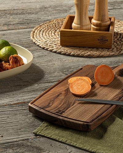 Verde ДЪСКА ЗА РЯЗАНЕ Ceviz 36x16 cm Браун