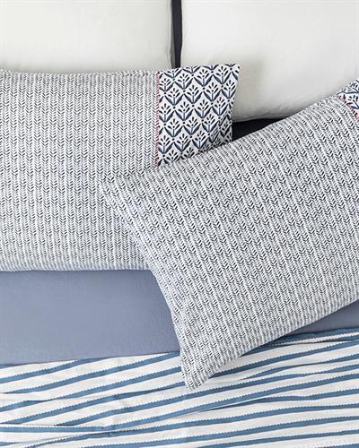 Vernal Pleasure Калъфка За Възглавница 2 бр. Памучен 50x70 см Индиго.