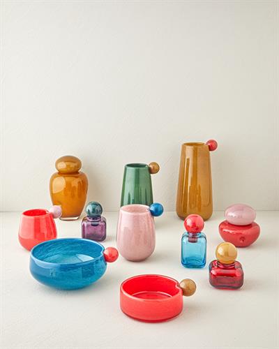 Verona Ваза 13x14 см Червен