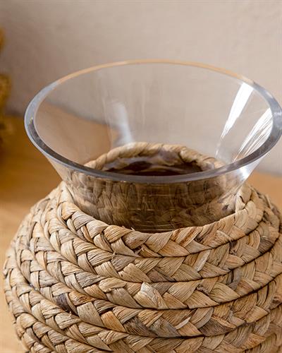 Verona Ваза Кафяво, 14 X 14 X 17 Cm