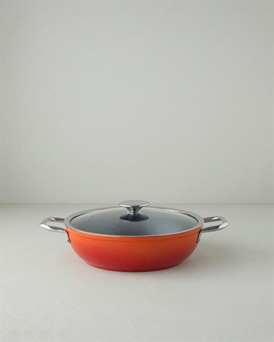 Verona Тенджера Сплескан Алуминиева отливка 26 см Оранжев