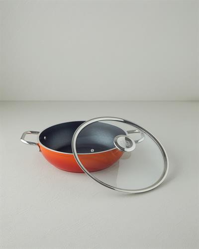 Verona Тенджера Сплескан Алуминиева отливка 26 см Оранжев