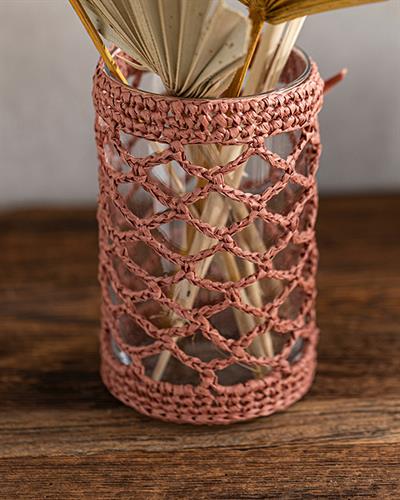 Verona Ваза Керемидено Червено, 9 X 9 X 15 Cm