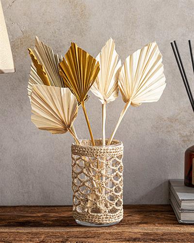 Verona Ваза Кремово, 9 X 9 X 23,5 Cm