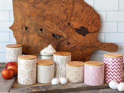 Vienna КУТИЯ ЗА СЪХРАНЕНИЕ Единичен Керамичен 11 cm Gray