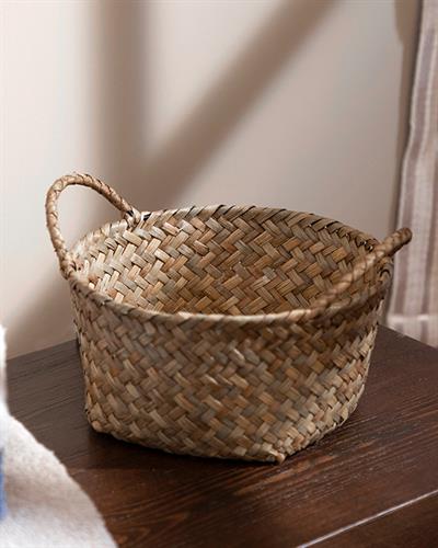 Vıenna Кошница Малък Слама 20x10 cm Горчица