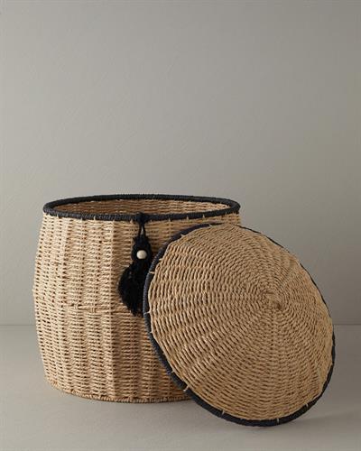 Vienna Wicker Laundry Basket Natural