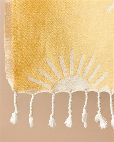 Vina Пещемал Памучен 90x150 cm Жълт