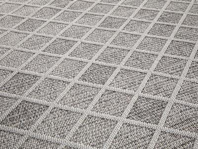 Vincent Килим Тъкан, Сиво, 80 X 150 Cm