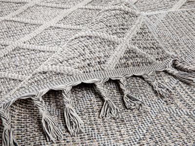 Vincent Килим Тъкан, Сиво, 80 X 150 Cm