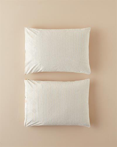 Vintage Argyle Калъфка За Възглавница 2 бр. Памучен 50x70 см Зелен - Жълт