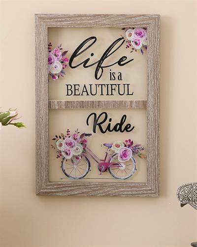 Vintage Bicycle ТАБЛИЦА Мдф 25x35 cm Gray