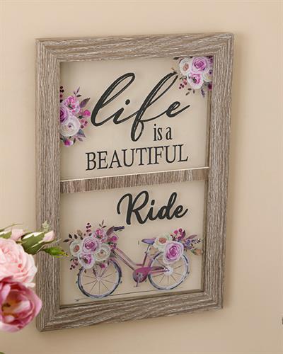 Vintage Bicycle ТАБЛИЦА Мдф 25x35 cm Gray