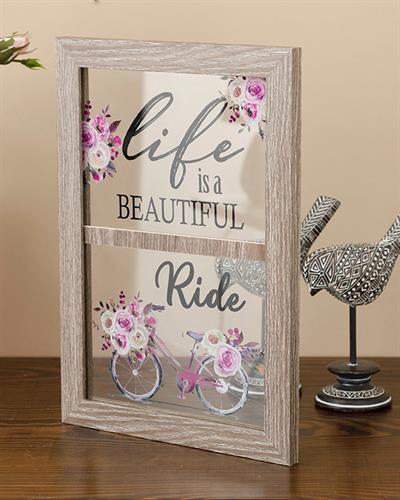 Vintage Bicycle ТАБЛИЦА Мдф 25x35 cm Gray