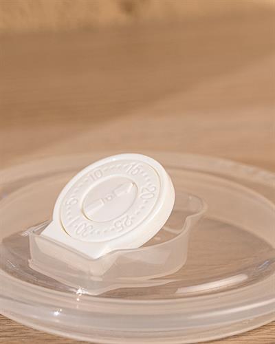 Vintage Circle Кутия За Съхранение 3 бр. Китайски костен порцелан 9,5-12,8-15 см Жълт - Бял - Зел