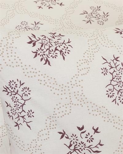 Vintage Floral Кълъфка За Възглавни 2Бр., Памучен, Тъмно Розово, 50 X 70 Cm
