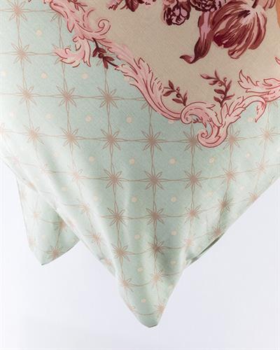 Vintage Glam Калъфка За Възглавница 2 бр. Памучен 50x70 см Селадон