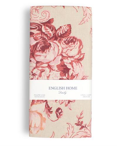 Vintage Glam Калъфка За Възглавница 2 бр. Памучен 50x70 см Селадон