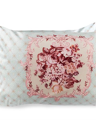 Vintage Glam Калъфка За Възглавница 2 бр. Памучен 50x70 см Селадон