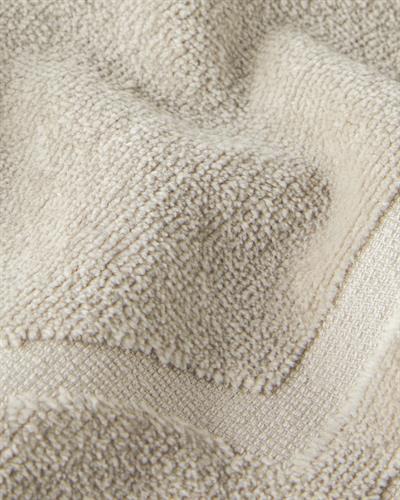 Viola Кърпа За Крака Жакардово кадифе Памучен 50x70 см Бежов