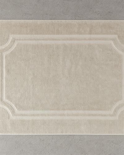 Viola Кърпа За Крака Жакардово кадифе Памучен 50x70 см Бежов