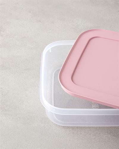 Virginie Кутия За Съхранение Пластмаса 1,3 л Розов