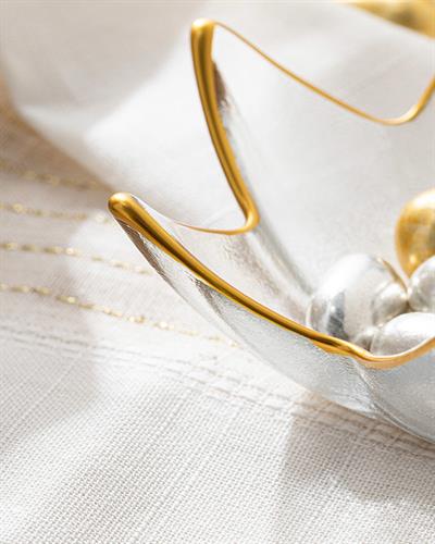 Vita Glass Appetizers 12 cm Gold