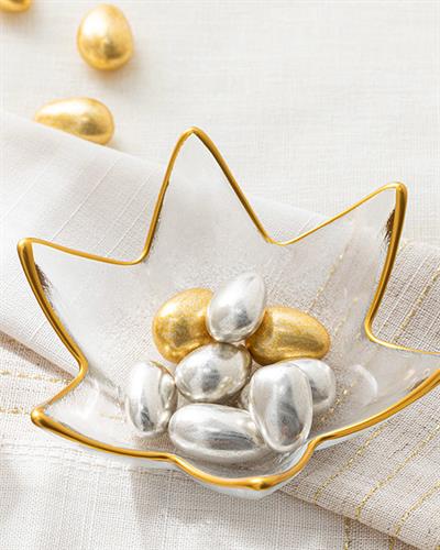 Vita Glass Appetizers 12 cm Gold