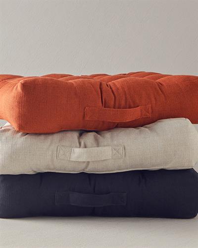 Vitality Декоративна Възглавница За Под 50x50 см Екрю