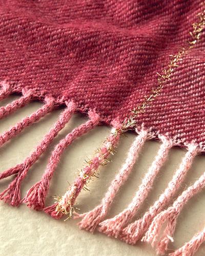 Viva Одеяло Единичен Памучен с брокат 150x200 см Розов