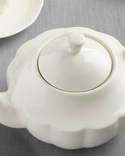 Viyana Чайник Порцелан 1L Лек крем