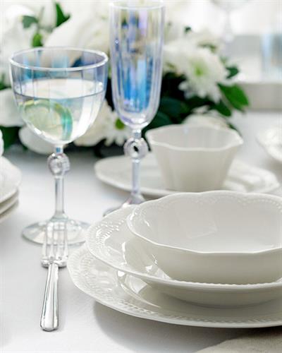 Viyana Продълговата Чиния Порцелан, Светло Кремово, 30 Cm