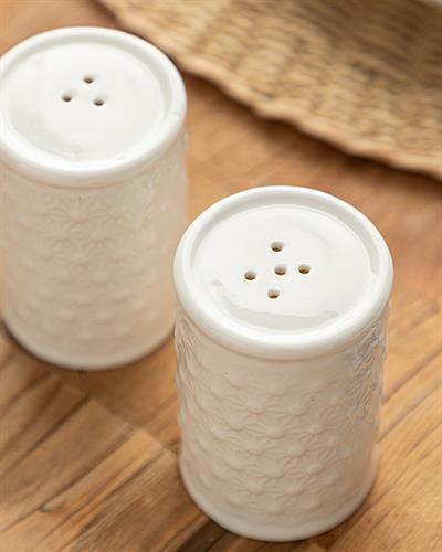 Volga Съд За Поправки Порцелан, Бяло, 5 X 5 X 7,5 Cm